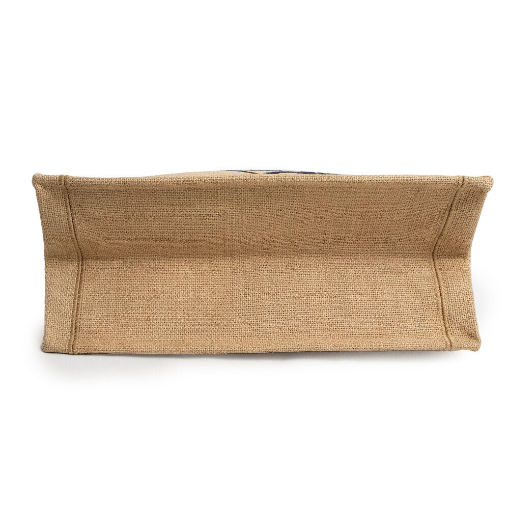 Christian Dior Book Tote Bag Canvas Beige Black - Picture 6 of 9